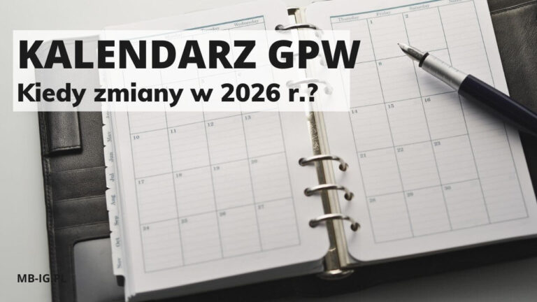 Kalendarz inwestora GPW na 2026 r.
