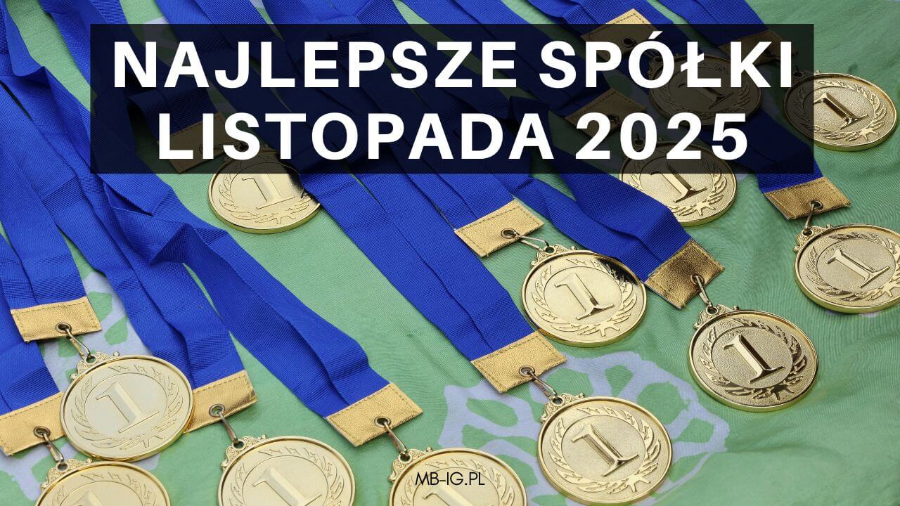 Najlepsze spółki listopada 2025 r.