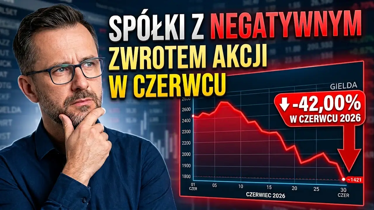 Najgorsze spółki czerwca 2026 r.