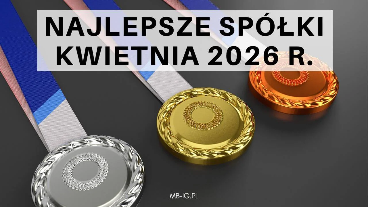 Najlepsze spółki kwietnia 2026 r.